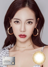 Lensme Louis Shine Cocktail Logoon Brown 月拋美瞳隱形眼鏡(2片)